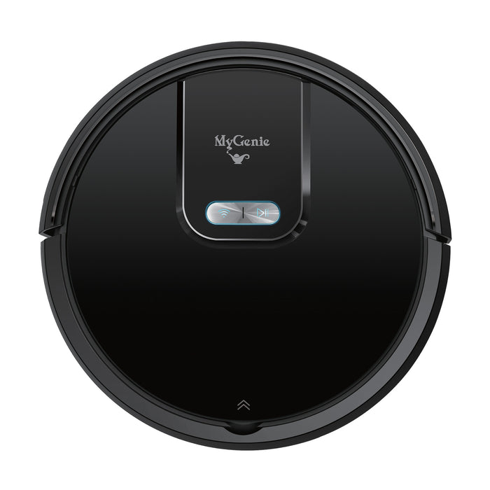 MyGenie WI-FI GMAX Robotic Vacuum Cleaner Mop App Control Dry & Wet Auto Robot - Black