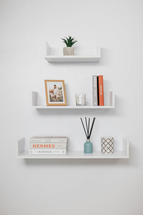 OSLO THREE PIECE SHELF KIT (WHITE)