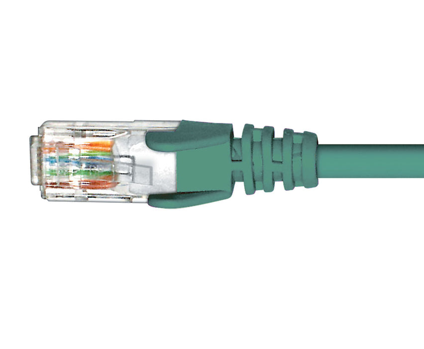 CABAC 50cm CAT6 RJ45 LAN Ethernet Network Green Patch Lead