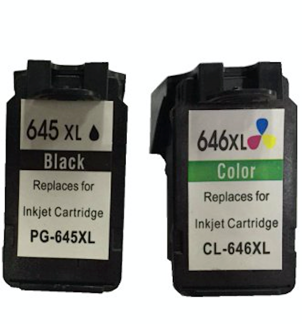 Remanufactured Value Pack (1 x PG645XL Black & 1 x CL646XL Colour) *New Chip