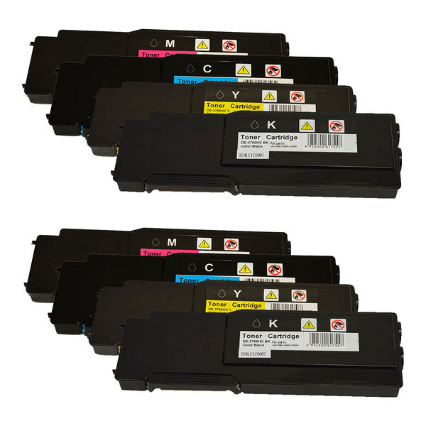 3760 Series Premium Generic Toner Set X 2