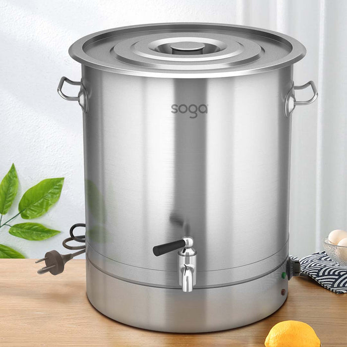 SOGA 25L Stainless Steel URN Commercial Water Boiler  2200W