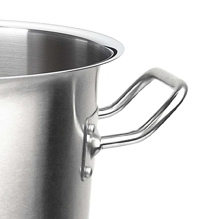 SOGA Stock Pot 198L Top Grade Thick Stainless Steel Stockpot 18/10 Without Lid