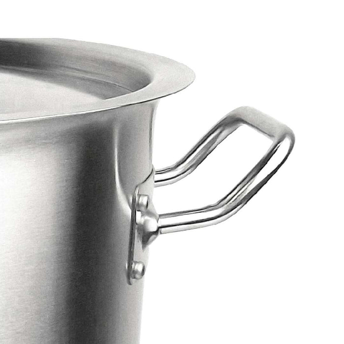 SOGA 32L Wide Stock Pot  and 98L Tall Top Grade Thick Stainless Steel Stockpot 18/10