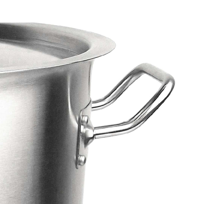 SOGA Stock Pot 143L Top Grade Thick Stainless Steel Stockpot 18/10