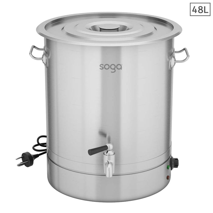 SOGA 48L Stainless Steel URN Commercial Water Boiler 2200W