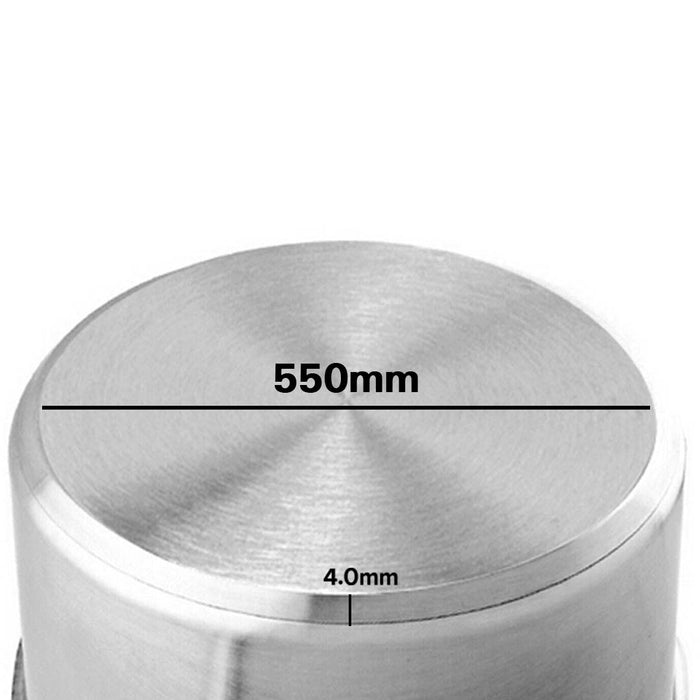 SOGA Stock Pot 83L Top Grade Thick Stainless Steel Stockpot 18/10