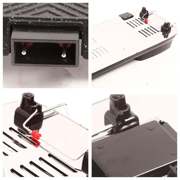 SOGA 2X 2  in 1 Electric BBQ Grill Teppanyaki and Steamboat Hotpot Asian Hot Pot