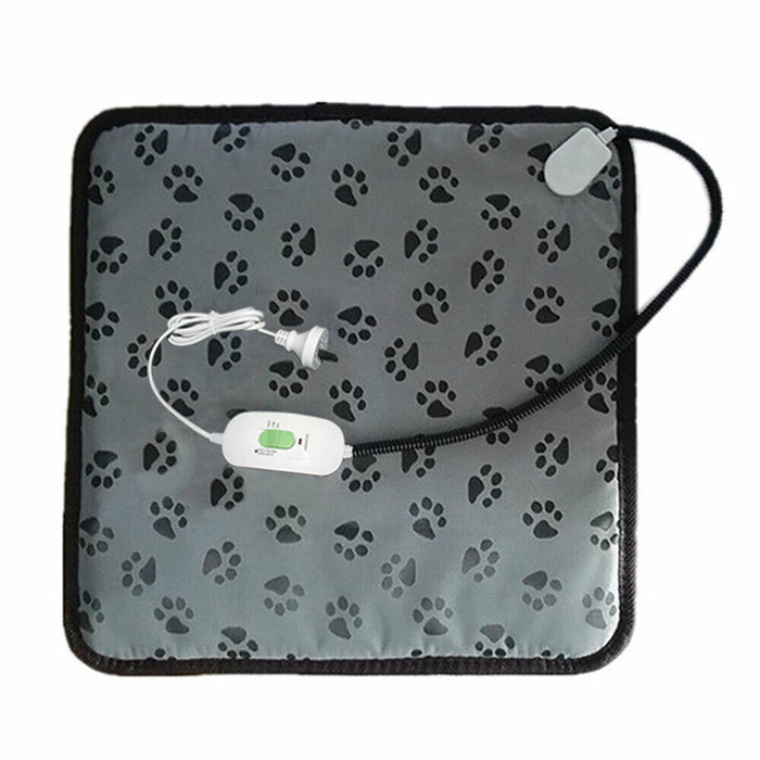 Electric Pet Heat Mat Pad Dog Cat Heating Blanket Bed Waterproof Footprint Decoration