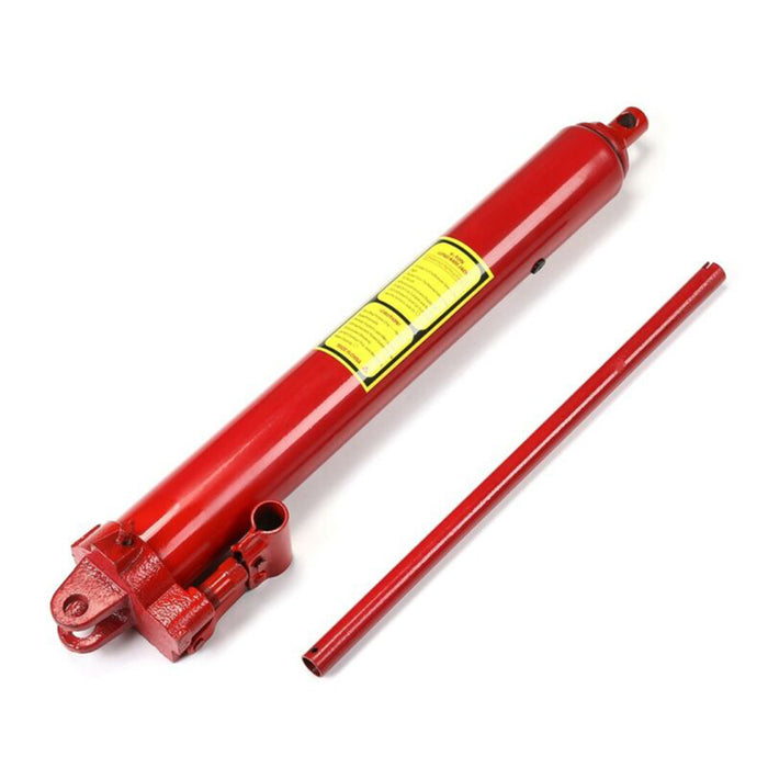 Hydraulic Long Ram Jack Lift Jacking Shop Crane Steel Engine Hoist Lifting 8 Ton