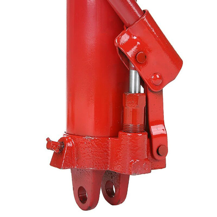 Hydraulic Long Ram Jack Lift Jacking Shop Crane Steel Engine Hoist Lifting 8 Ton