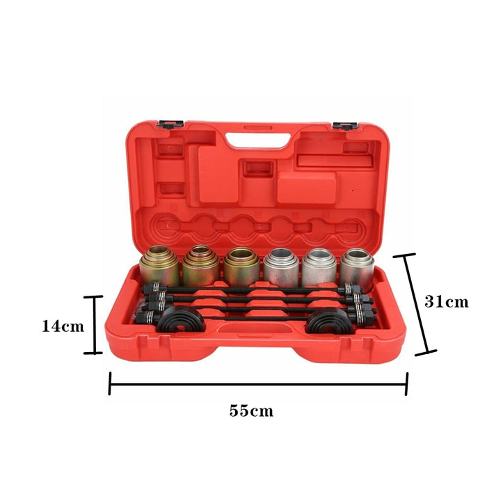 27PCS Press Pull Sleeve Set Durable Bush and Bearing Removal Install Tool Kit