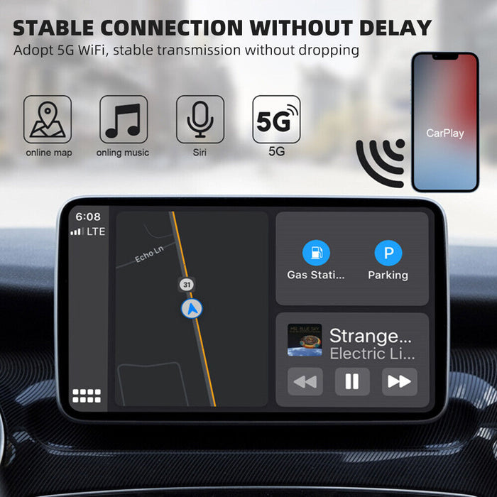 USB Wireless CarPlay Adapter Dongle for Apple iOS Car Auto Navigation Player NEW