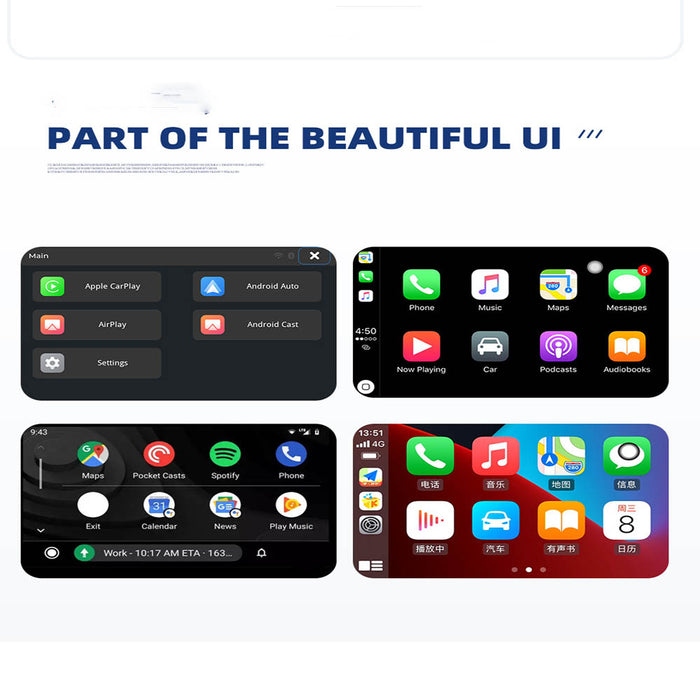 Upgrade Wireless Apple Carplay Dongle Android Original car comes with carplay