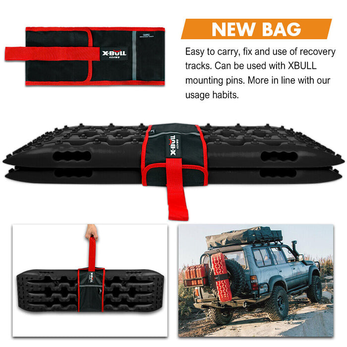 X-BULL Recovery tracks kit Boards 4WD strap mounting 4x4 Sand Snow Car qrange GEN3.0 6pcs OLIVE