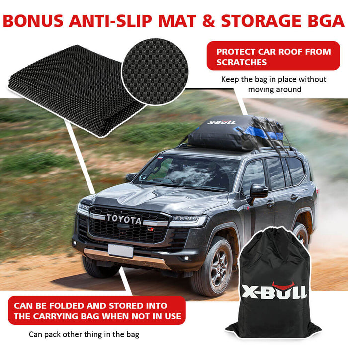 X-BULL Waterproof Car Roof Top Rack Carrier ravel Cargo Luggage Cube Bag Trave