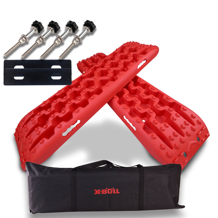 X-BULL Recovery tracks Sand tracks KIT Carry bag mounting pin Sand/Snow/Mud 10T 4WD-red Gen3.0