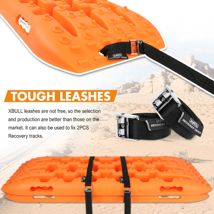 X-BULL Recovery tracks Sand tracks 2pcs Sand / Snow / Mud 10T 4WD Gen 2.0 - Orange