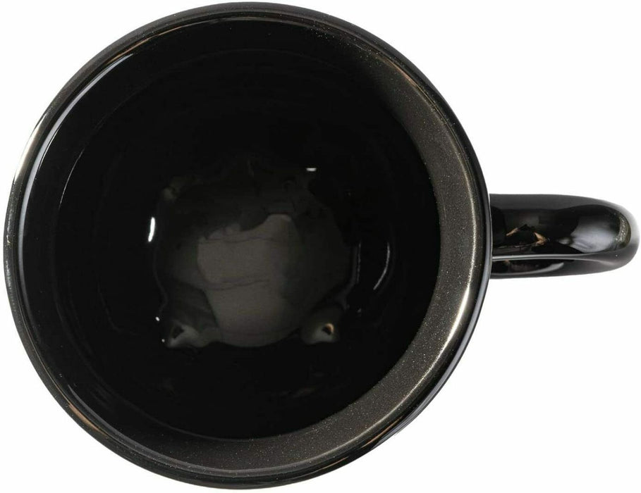 Witches Brew Black Cauldron Coffee Mug Cup With Moon & Stars