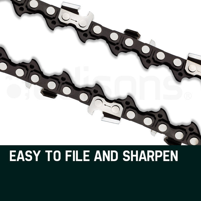 2 x 22 Baumr-AG Chainsaw Chain Bar Replacement 0.325 0.058 86DL