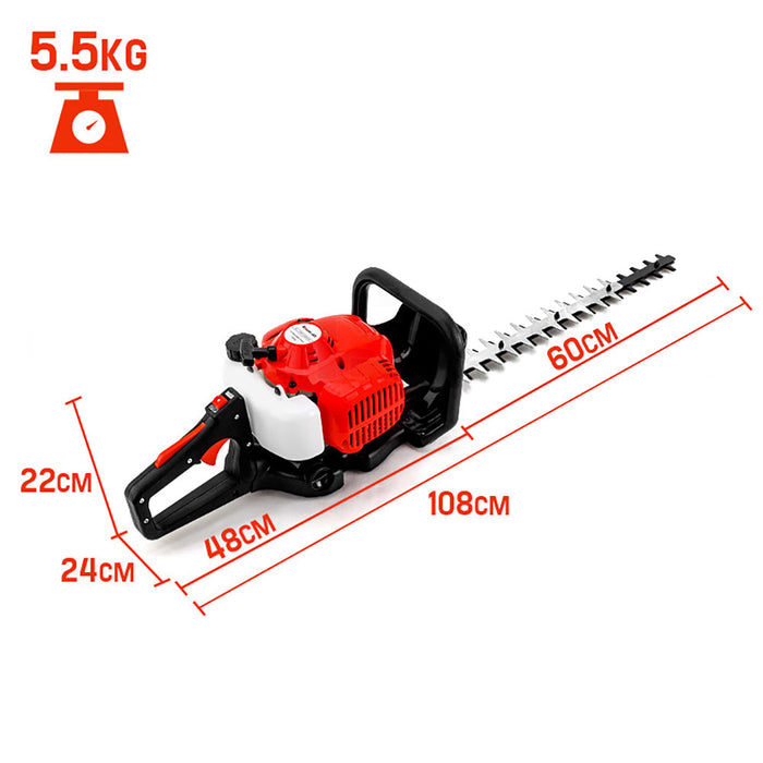 Baumr-AG 26CC Petrol Hedge Trimmer - 2-Stroke Clipper Saw Precision 24 Blade