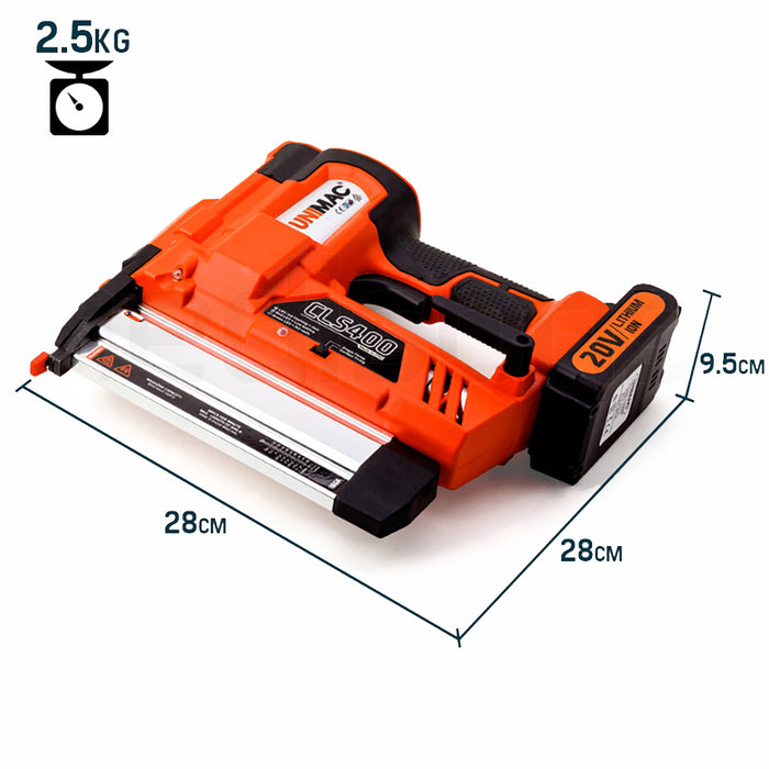 UNIMAC Finish Nailer 20V Lithium 16ga Brad Nailer Cordless Nail Gun