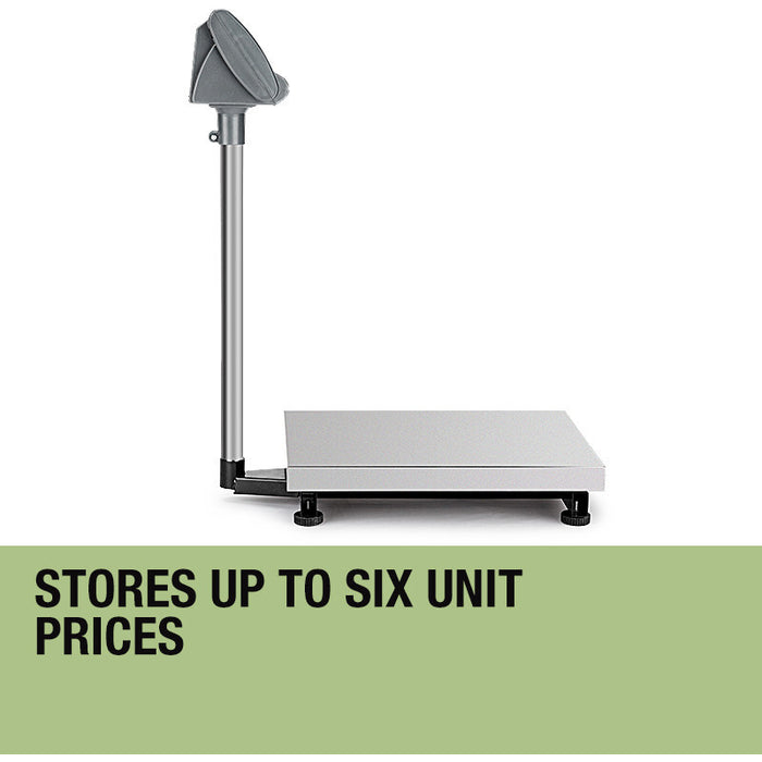 EuroChef Electronic Digital Platform Scale Shop Market Postal Scales Weight 150kg