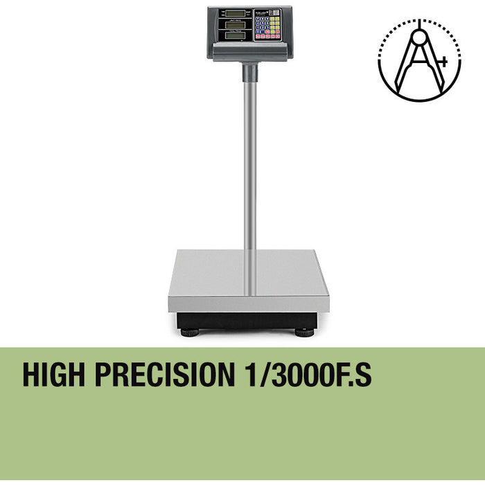 EuroChef Electronic Digital Platform Scale Shop Market Postal Scales Weight 150kg