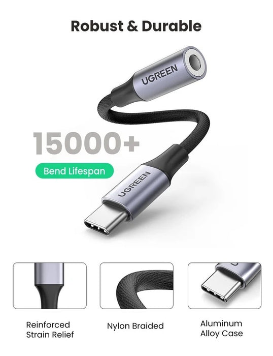 UGREEN USB-C To 3.5mm Audio Adapter - 80154