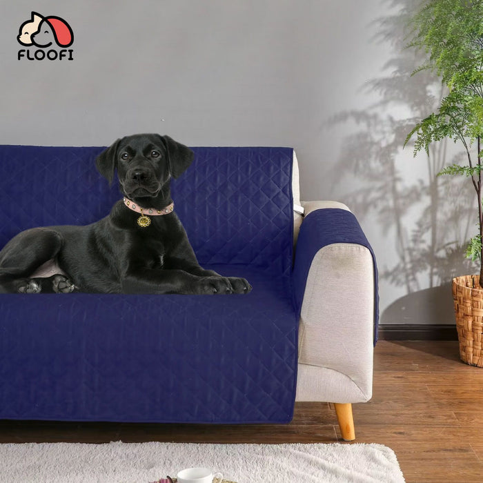 FLOOFI Pet Sofa Cover 2 Seat (Blue) FI-PSC-105-SMT