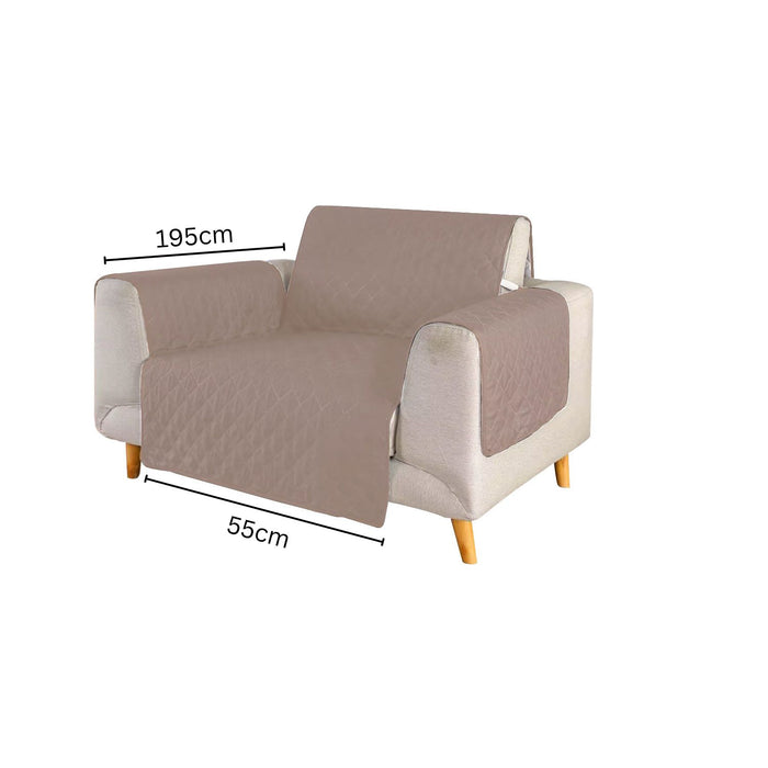 FLOOFI Pet Sofa Cover 1 Seat (Khaki) FI-PSC-100-SMT