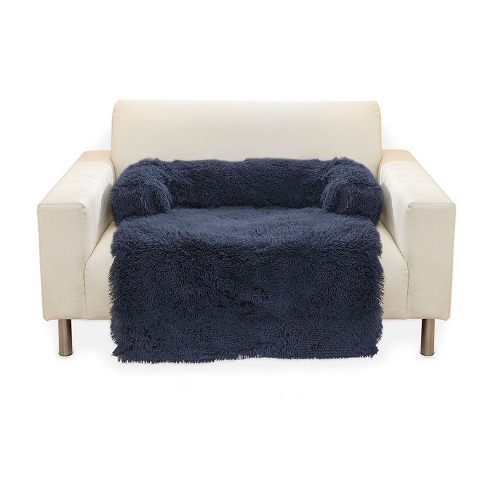 Floofi Pet Sofa Cover Soft with Bolster L Size (Dark Blue) FI-PSC-122-SMT