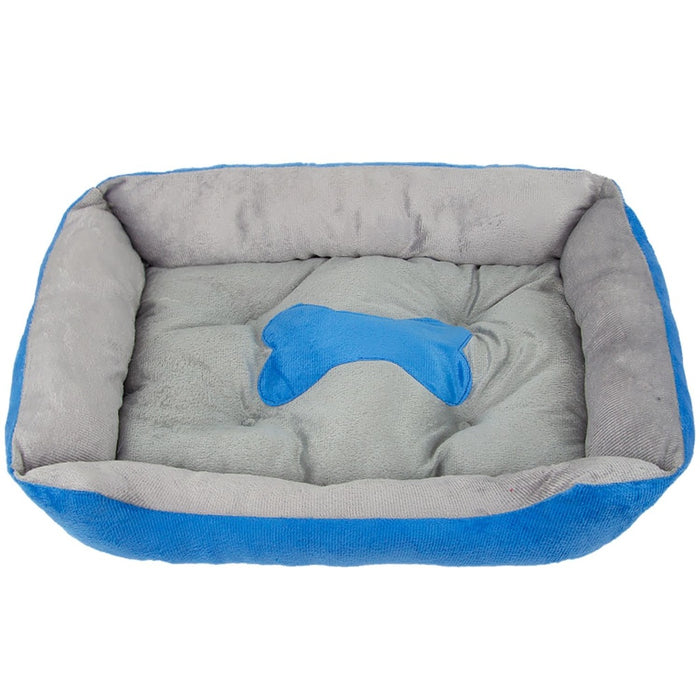 Floofi Pet Bed Bone (XXS Blue) - PT-PB-163-QQQ