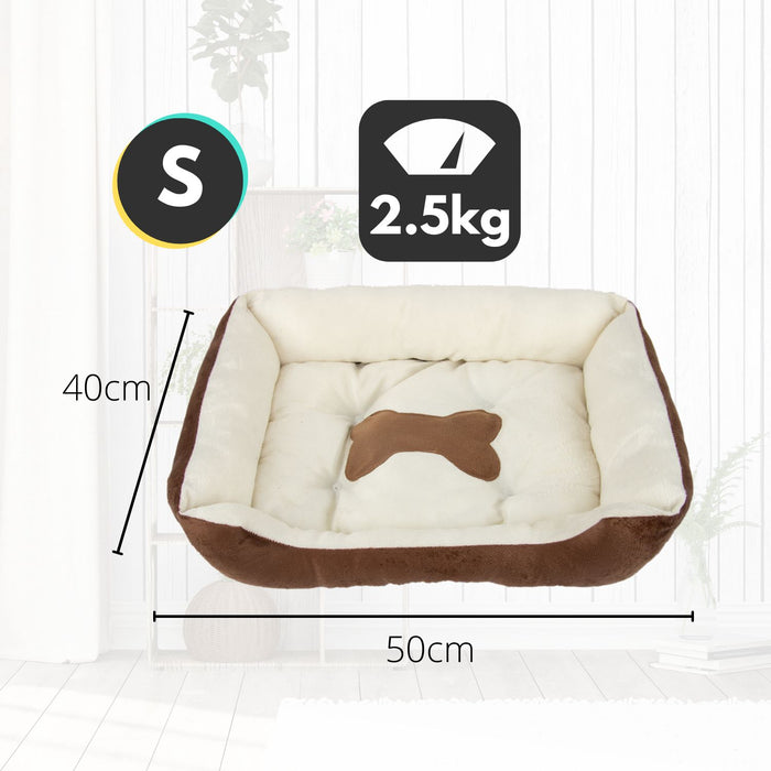 Floofi Pet Bed Bone (S Grey) - PT-PB-167-QQQ