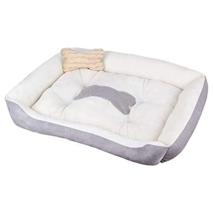 Floofi Pet Bed Bone (S Grey) - PT-PB-167-QQQ