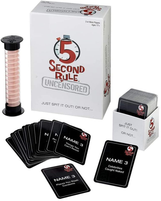 5 Second Rule Uncensored Board Game