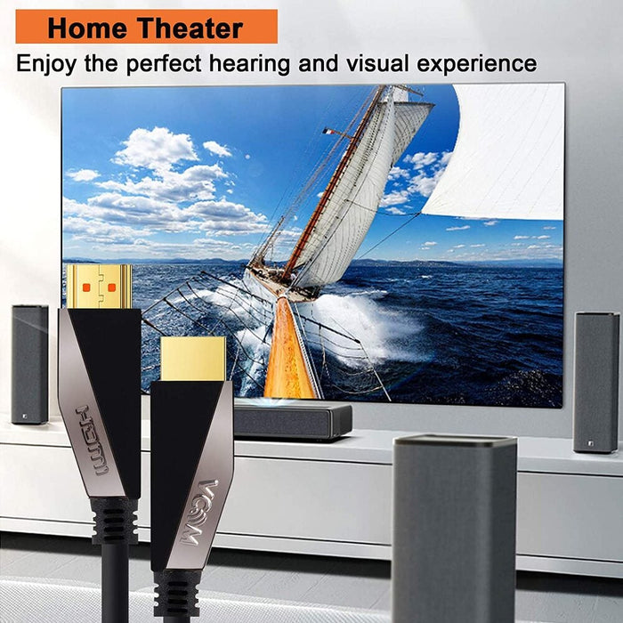 VCOM 5m Metal Plug HDMI to HDMI 2.0 Cable support 3D Ethernet 4K CG577-5.0