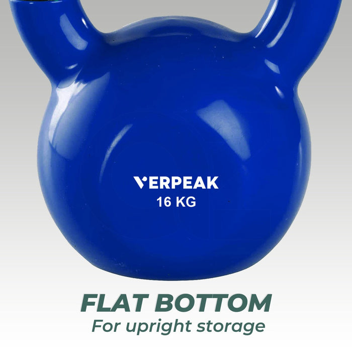 VERPEAK Vinyl Kettlebell 12kg Red VP-KB-127-AC