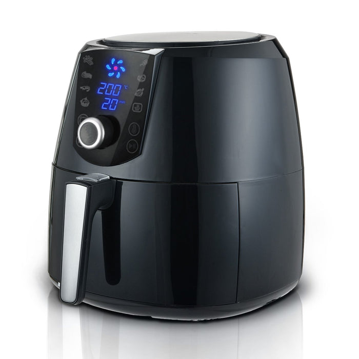 Pronti 7.2l Electric Air Fryer - 1800w Healthy Cooker For Oil-free Low-fat Cooking Kitchen Bench-top Oven Oil Free Low Fat - Black