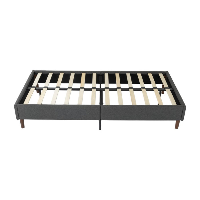 Bed Frame Mattress Foundation (Dark Grey) &#8211; Double