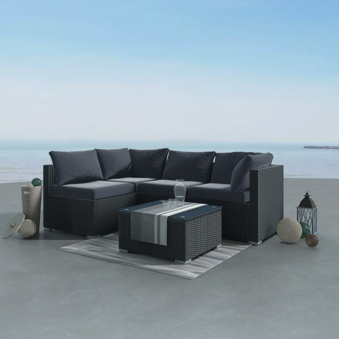 Outdoor Modular Lounge Sofa Bondi &#8211; Black