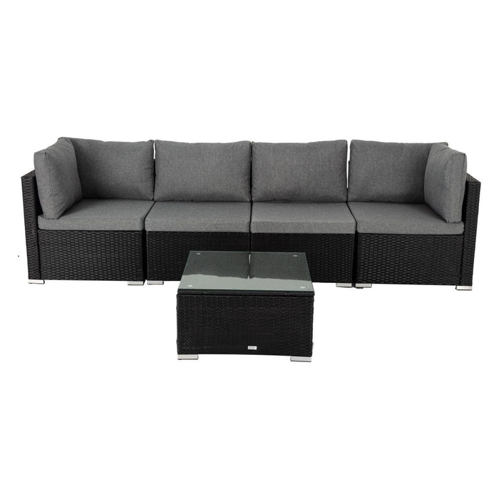 Outdoor Modular Lounge Sofa Bondi &#8211; Black