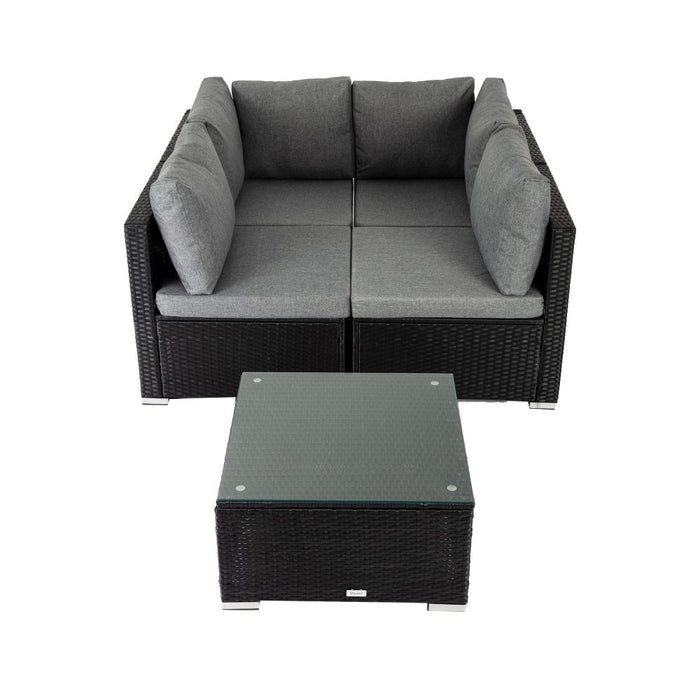 Outdoor Modular Lounge Sofa Bondi &#8211; Black