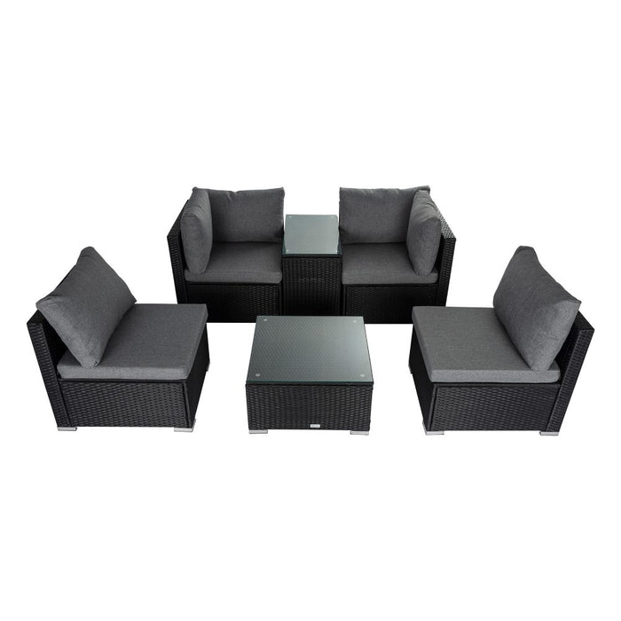 Modular Outdoor Wicker Lounge Set