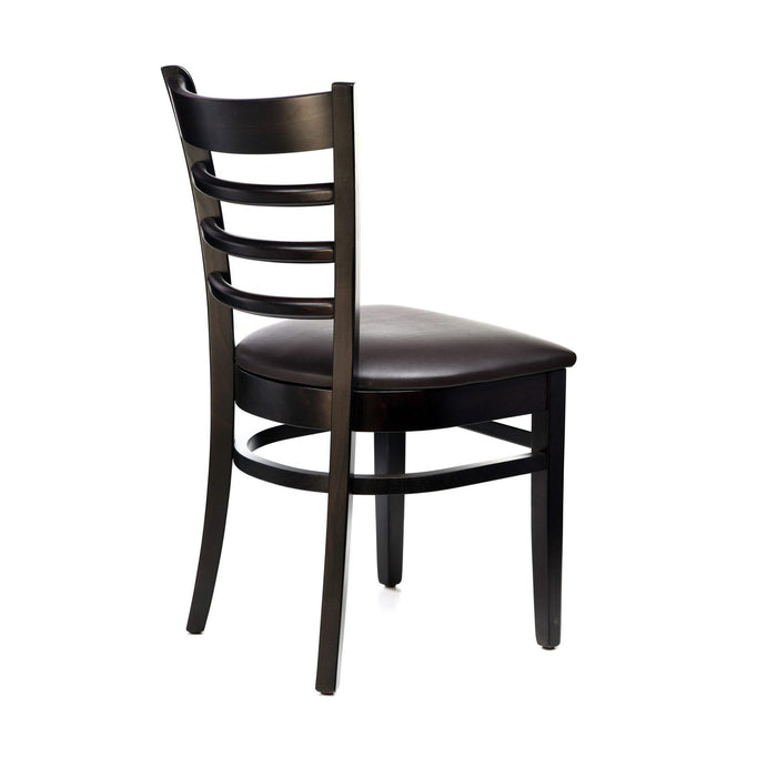 Florence Barstool - Chocolate - Chocolate Vinyl Seat