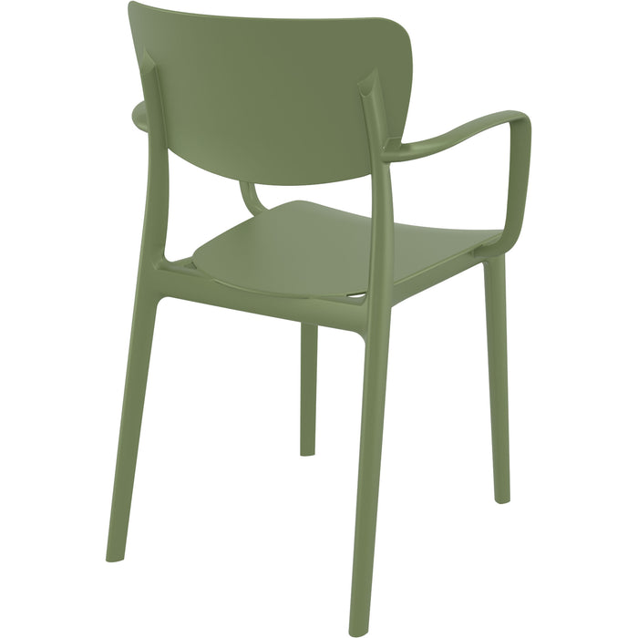 Lisa Armchair - Olive Green