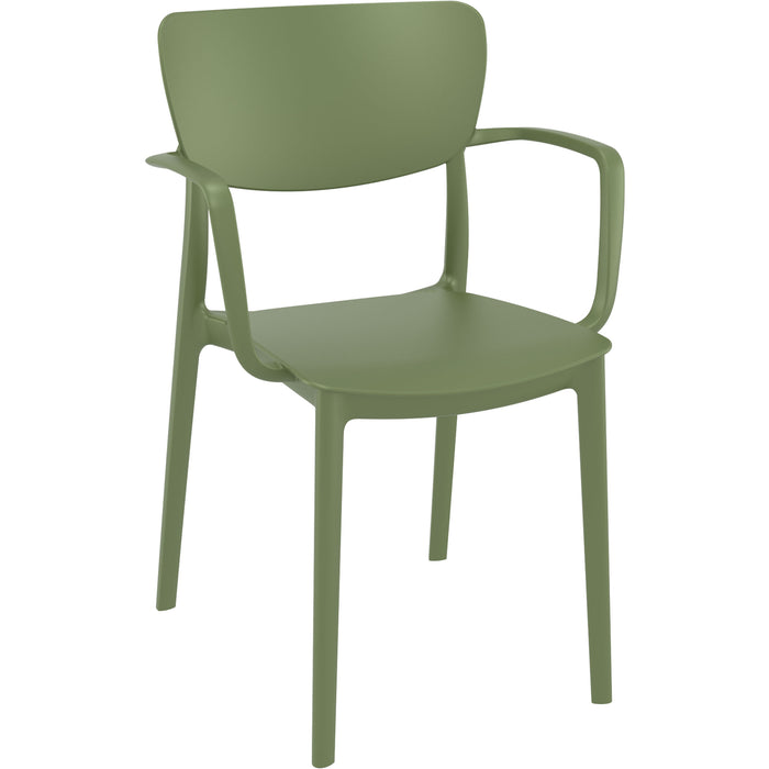 Lisa Armchair - Olive Green