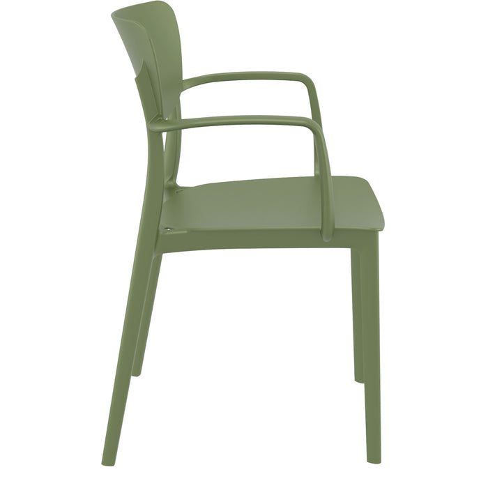 Lisa Armchair - Olive Green