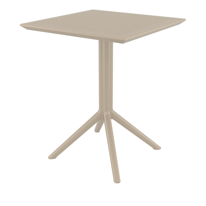 Sky Folding Table 60 Square - White