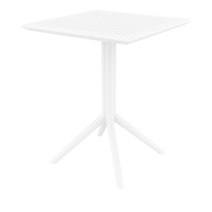 Sky Folding Table 60 Square - White